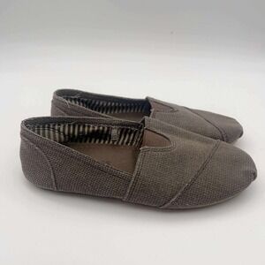 Maurices Brown glitter Slip On Loafers Womens Size 7 Casual Shoes Well Loved